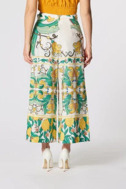 Pantalone Stampato Giardino di Limoni - immagine 4