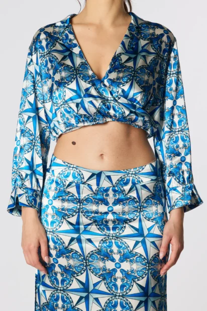 Cropped blouse Amalfi