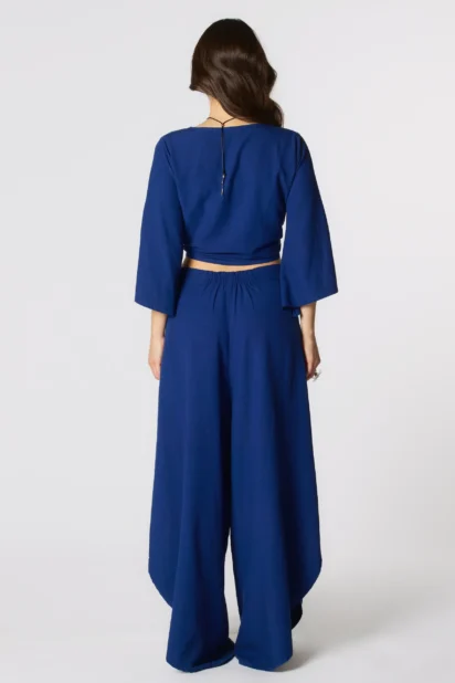 Pantalone Pareo Blu "Egeria" - immagine 2