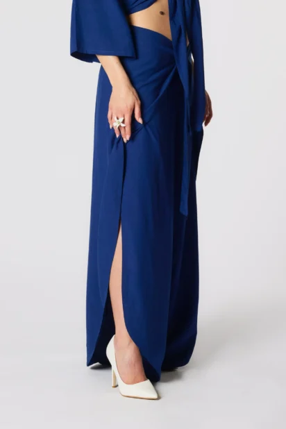 Pantalone Pareo Blu "Egeria" - immagine 4