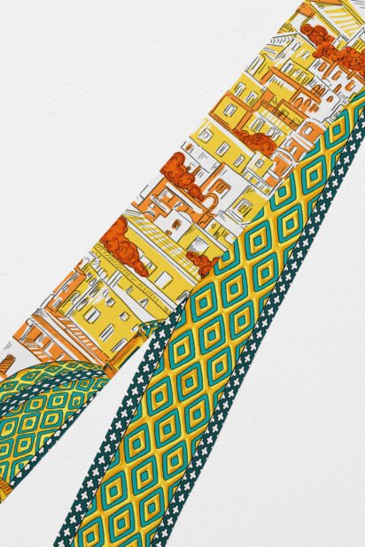 Silk twilly "Positano" - Image 3