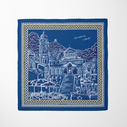 Foulard "Un saluto da Amalfi"