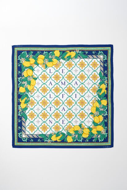 Silk scarf "Limoni"