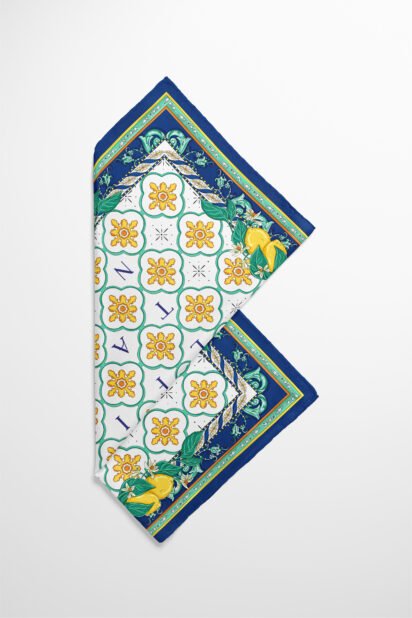 Silk scarf "Limoni" - Image 3